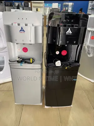 Delta Water Dispenser With 3 Taps, Silver/Black DWDN-2023.B