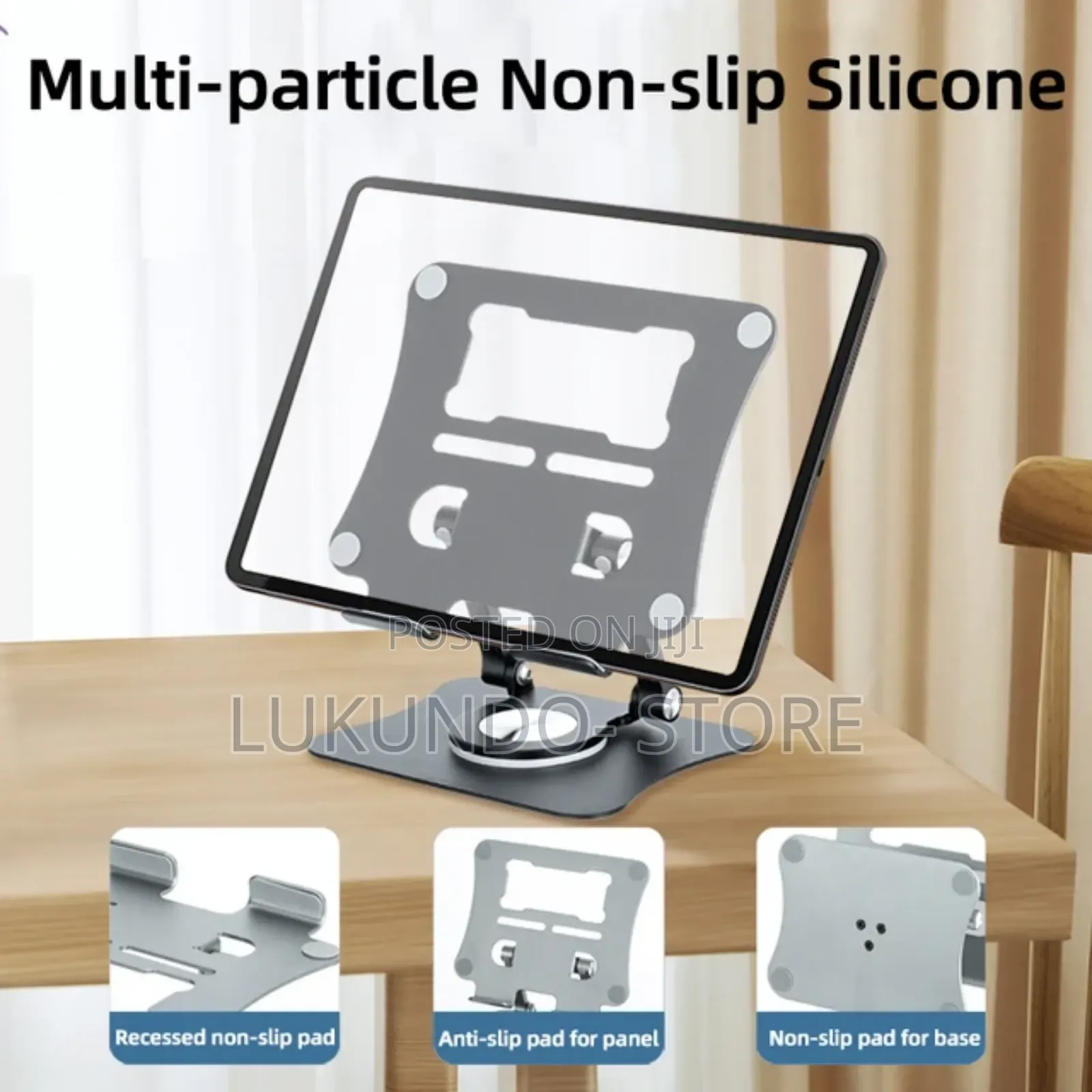 Portable Foldable Desktop Stand 360 Degree Rotation