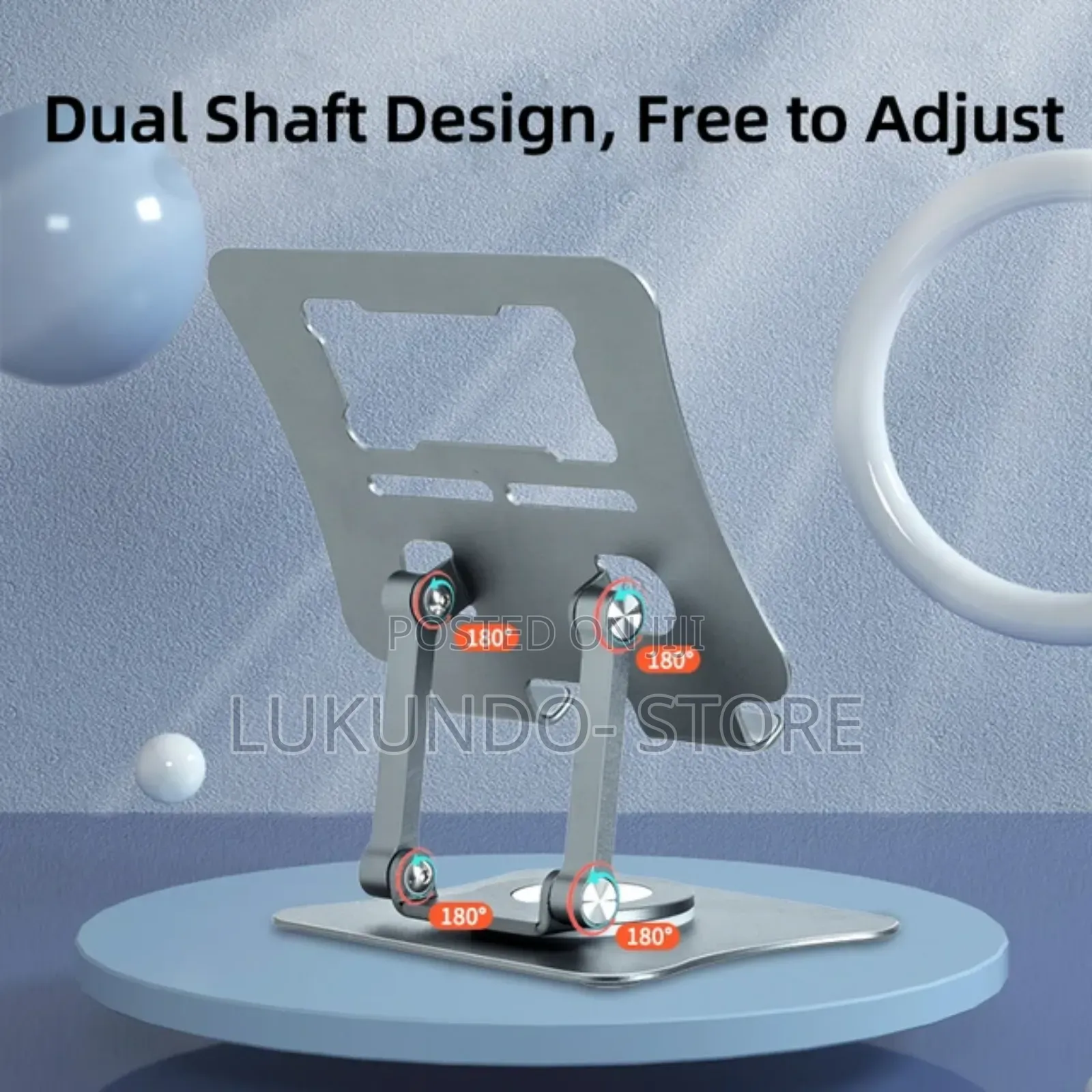 Portable Foldable Desktop Stand 360 Degree Rotation