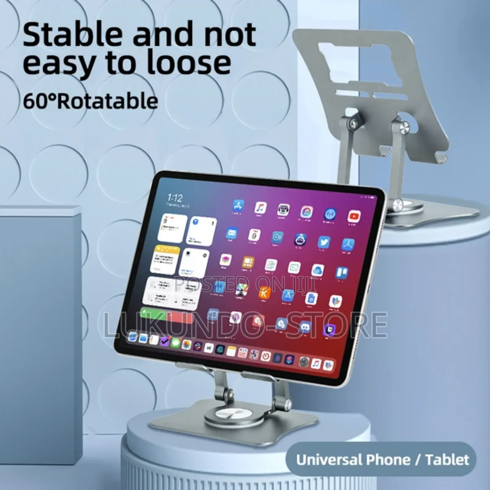 Portable Foldable Desktop Stand 360 Degree Rotation