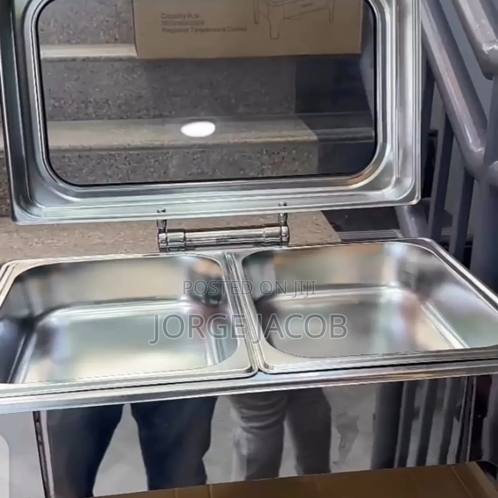 Silver Stainless Steel Chafing Dish