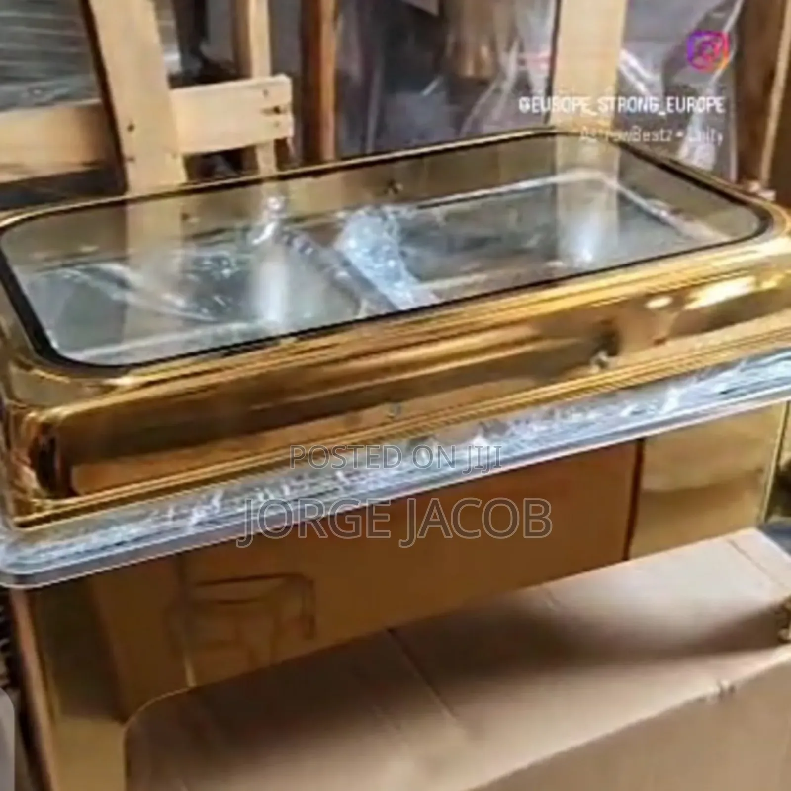 Gold Double Portions Chafing Dish
