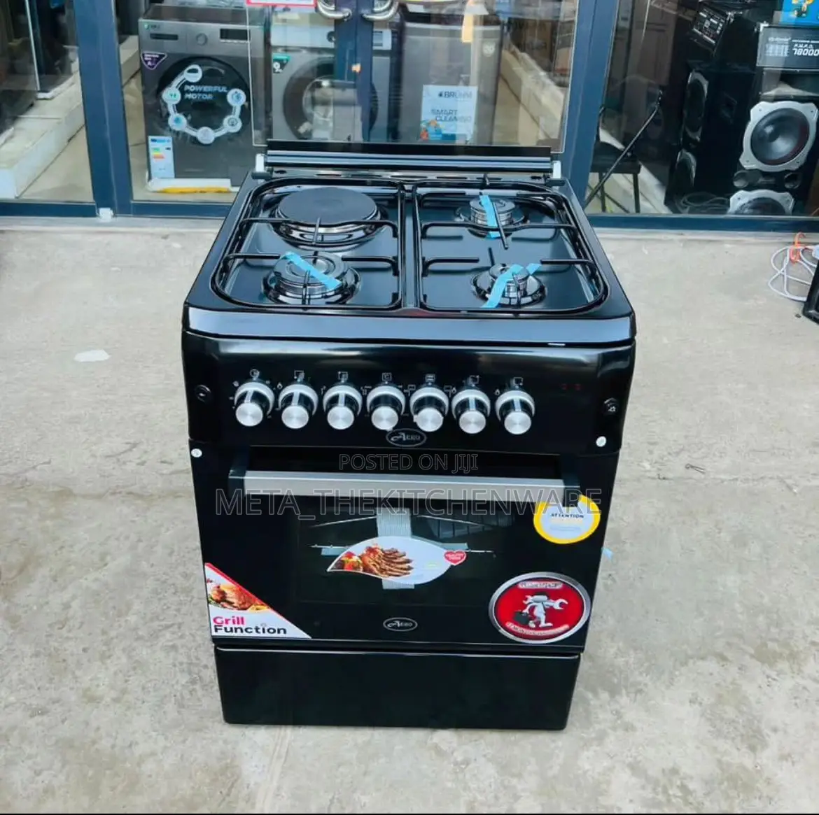 Aero Cooker 3 Gas + 1 Electric Hob + Electric Oven 60x60cm