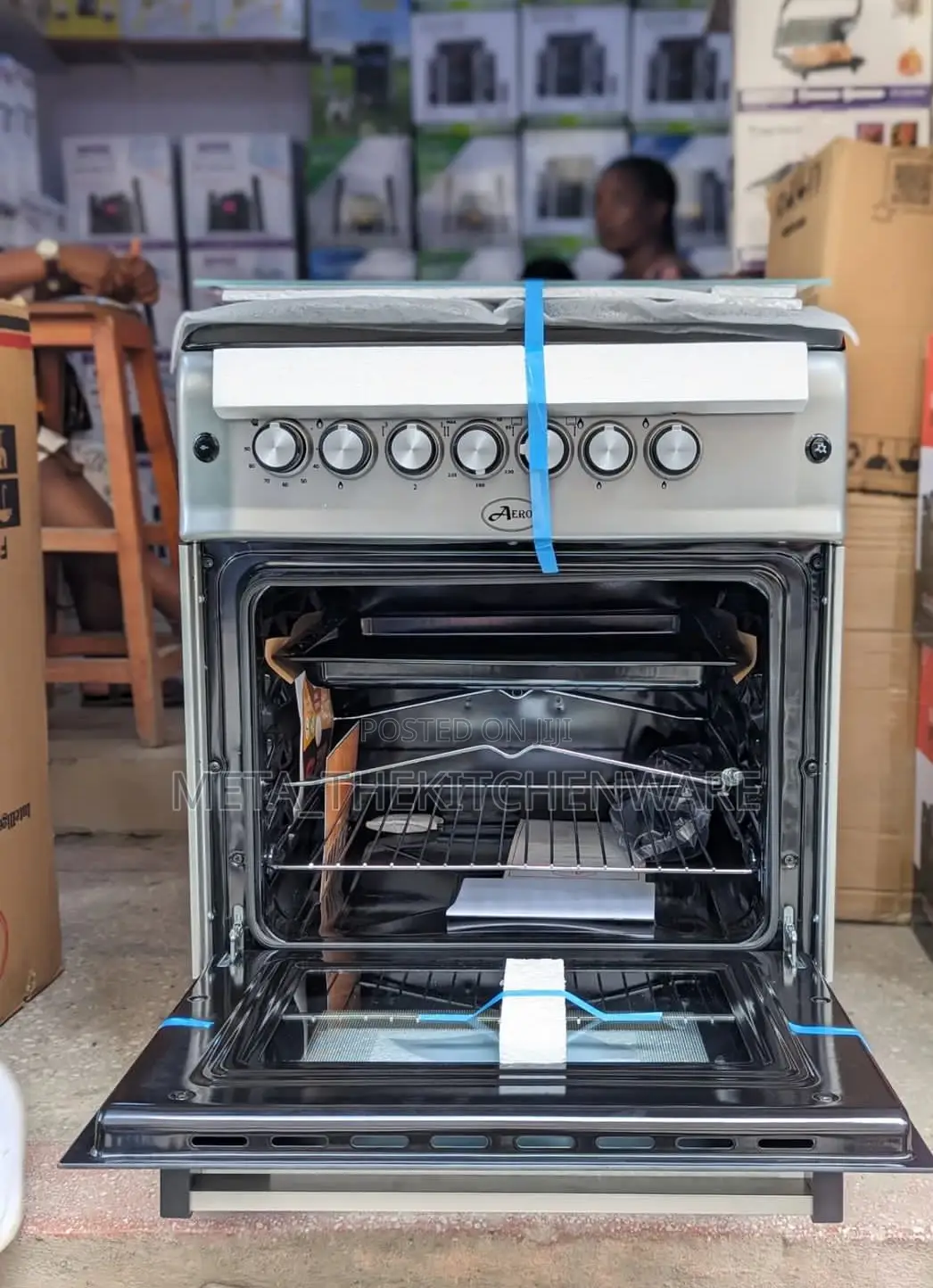 Aero Cooker 3 Gas + 1 Electric Hob + Electric Oven 60x60cm