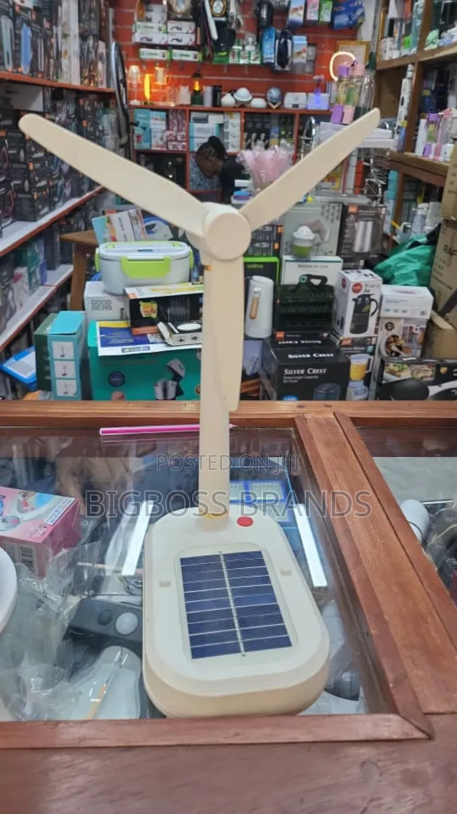 Mini Rechargeable and Solar Fan Na Taa