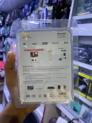 HDMI Switch 3 in 1 Out UHD HDMI Switcher Splitter,