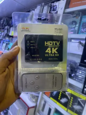 HDMI Switch 3 in 1 Out UHD HDMI Switcher Splitter,