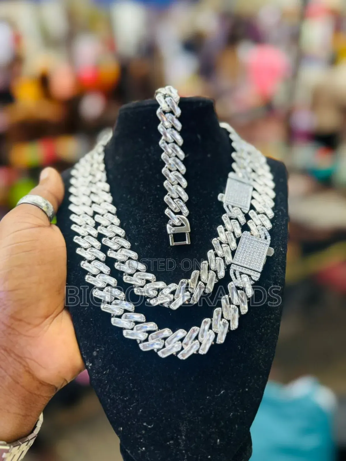 3 in 1 Ice Chain and Bracelet