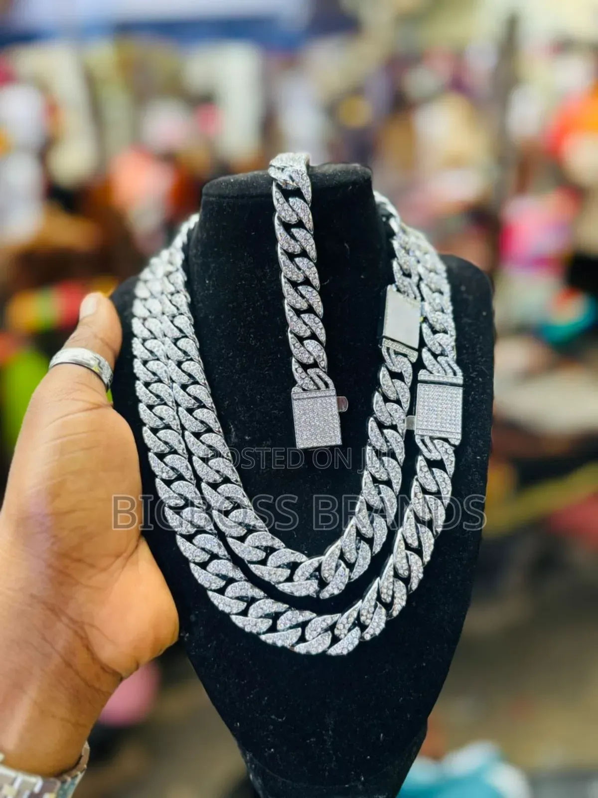 3 in 1 Ice Chain and Bracelet