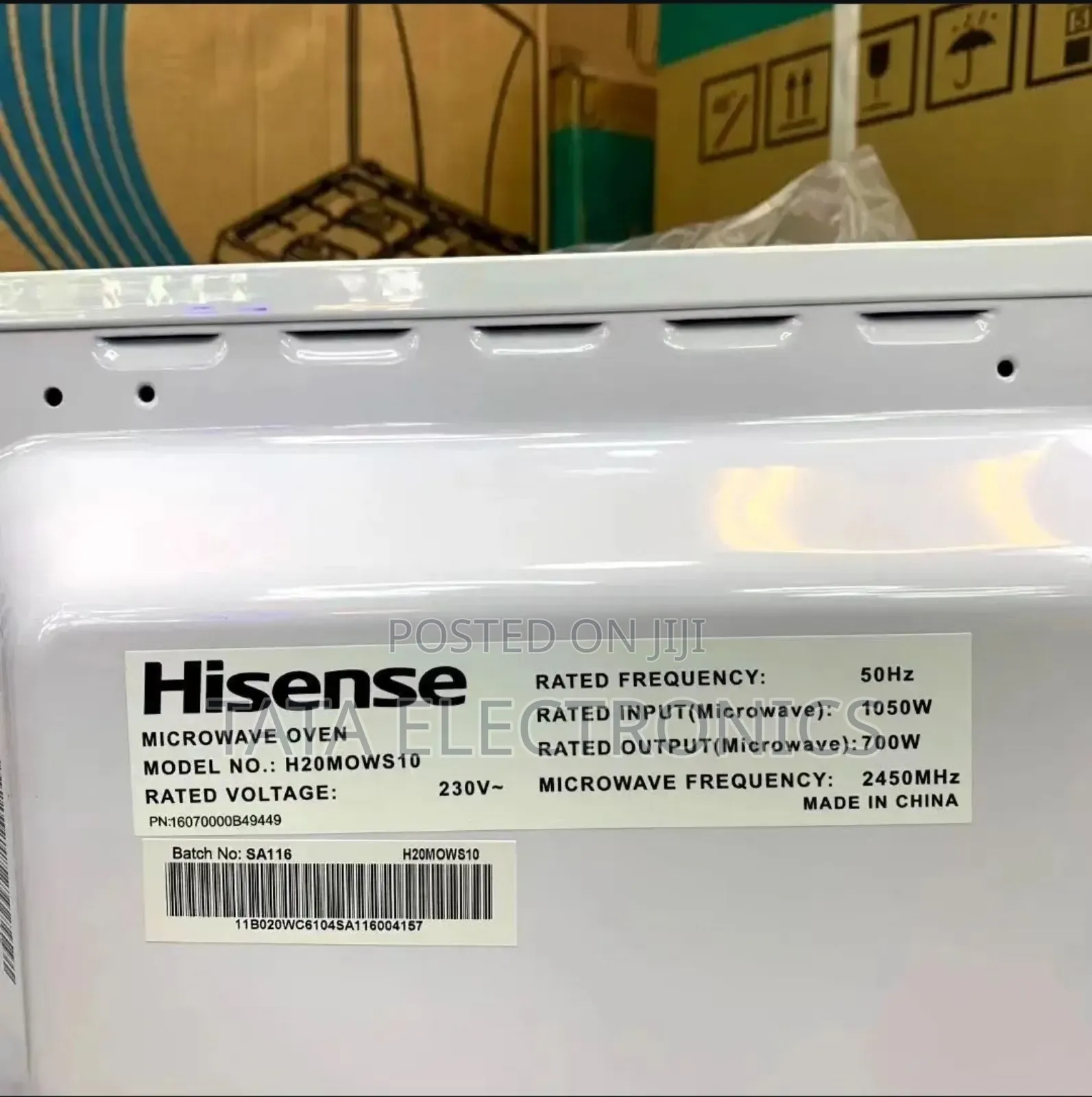 Hisense Microwave 20L || H20MOWS10