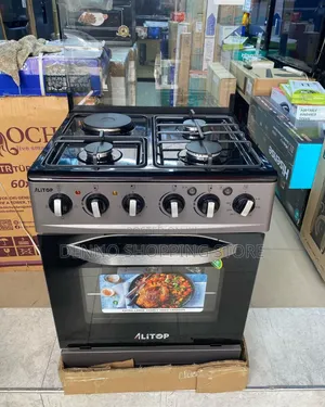 Alitop 60x60 Cooker 3gas 1elecric +Electric Oven