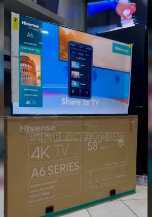 Hisense Smart Tv 58 Inch || 58a6h/K, 2024 Model