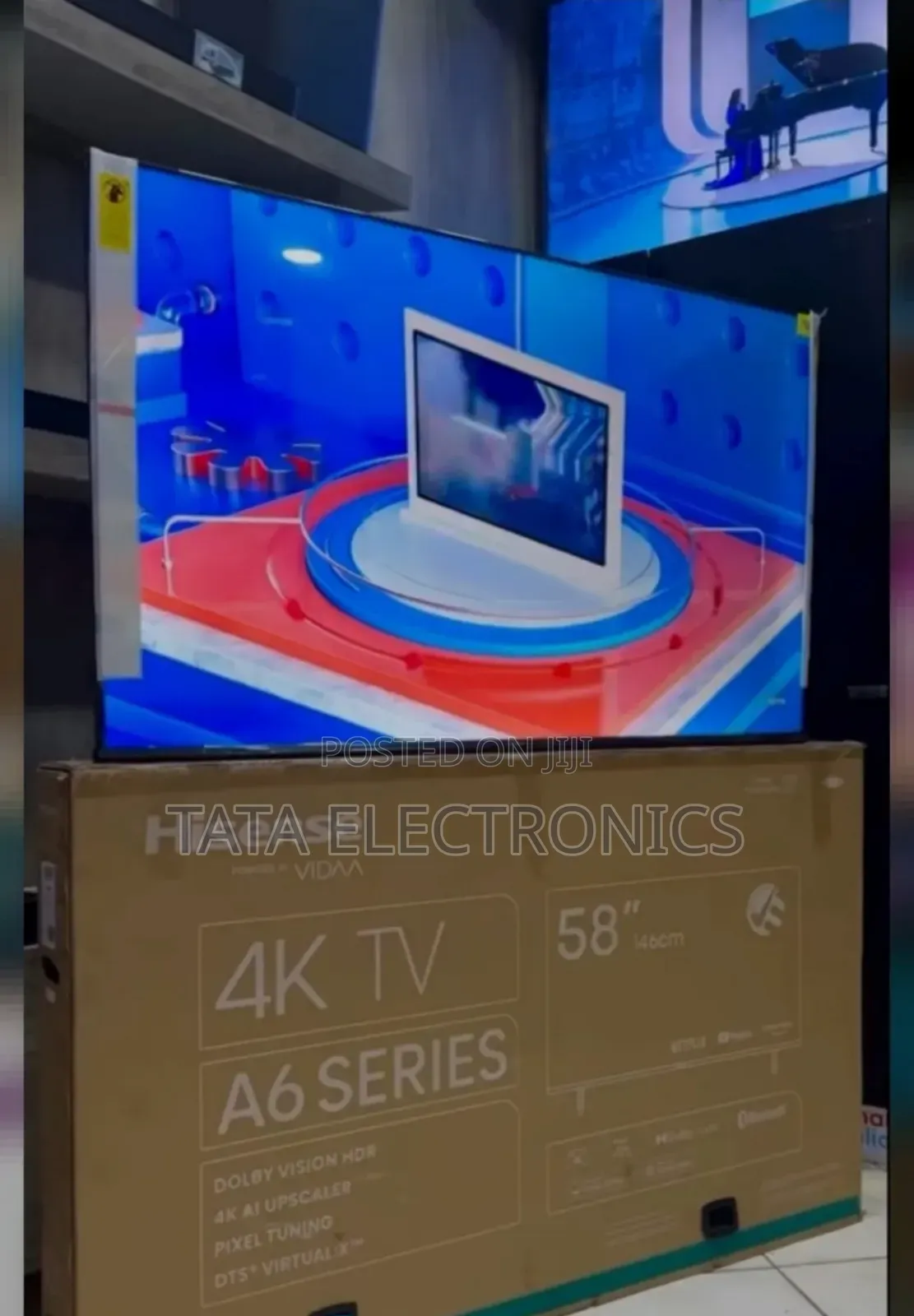 Hisense Smart Tv 58 Inch || 58a6h/K, 2024 Model