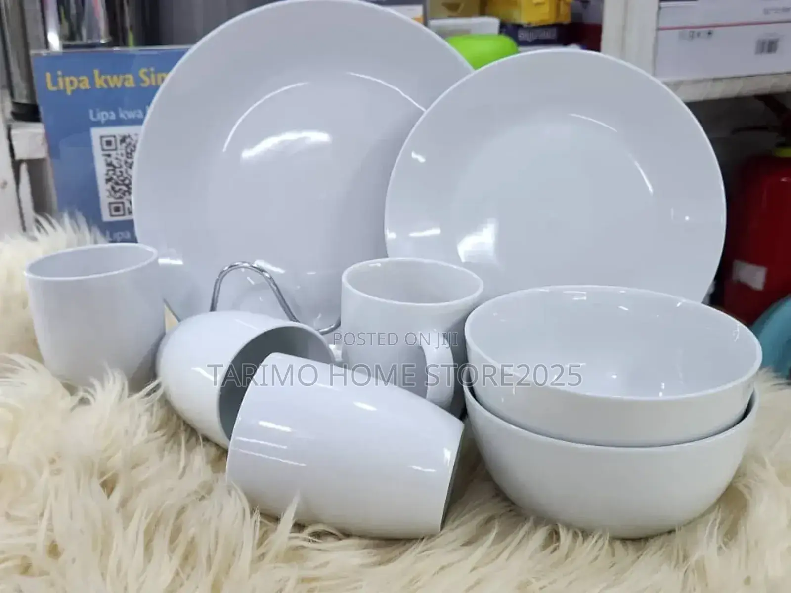 Dinnerset 16pcs Sahani4/Side Plate4/Bakuli4/Vikombe4*