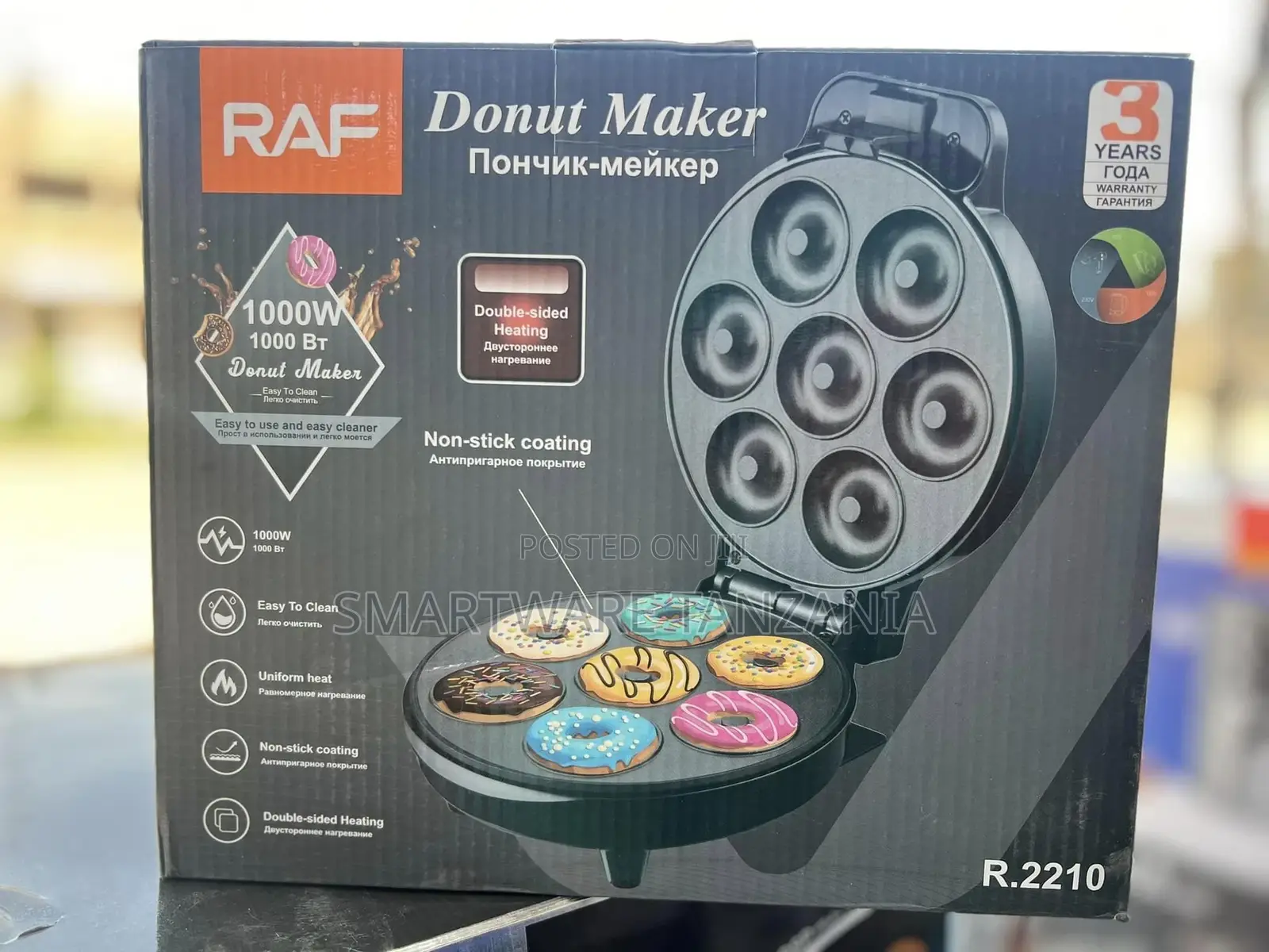 Mini Donut Maker, Electric Device Machine For Shaping Dough