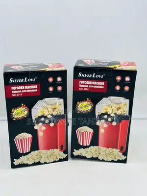 Hot Air Popcorn Making Popper Machine With Wide Mouth Design