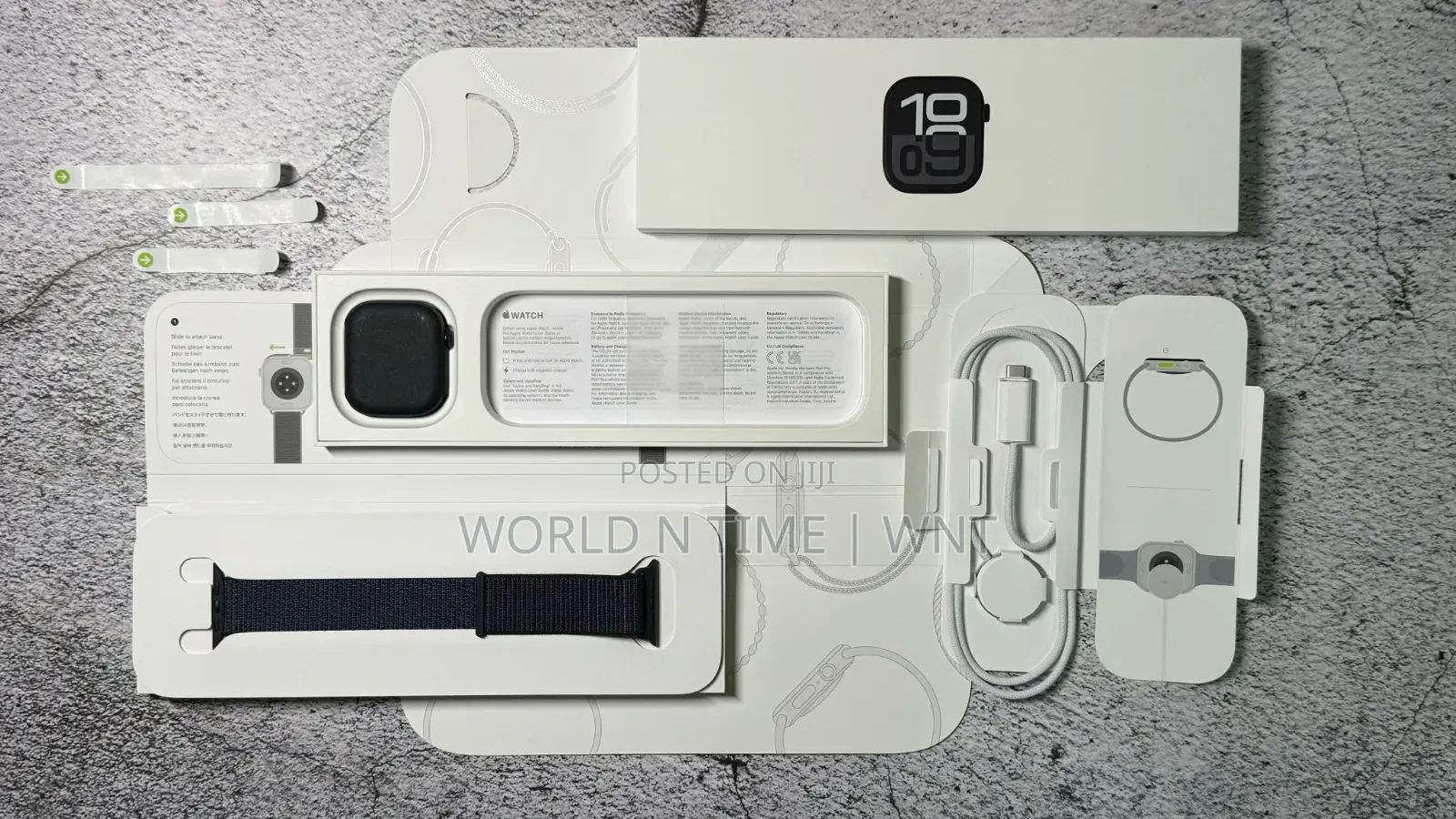 Apple Watch Series 10 GPS, 42mm Jet Black /Rose Gold.
