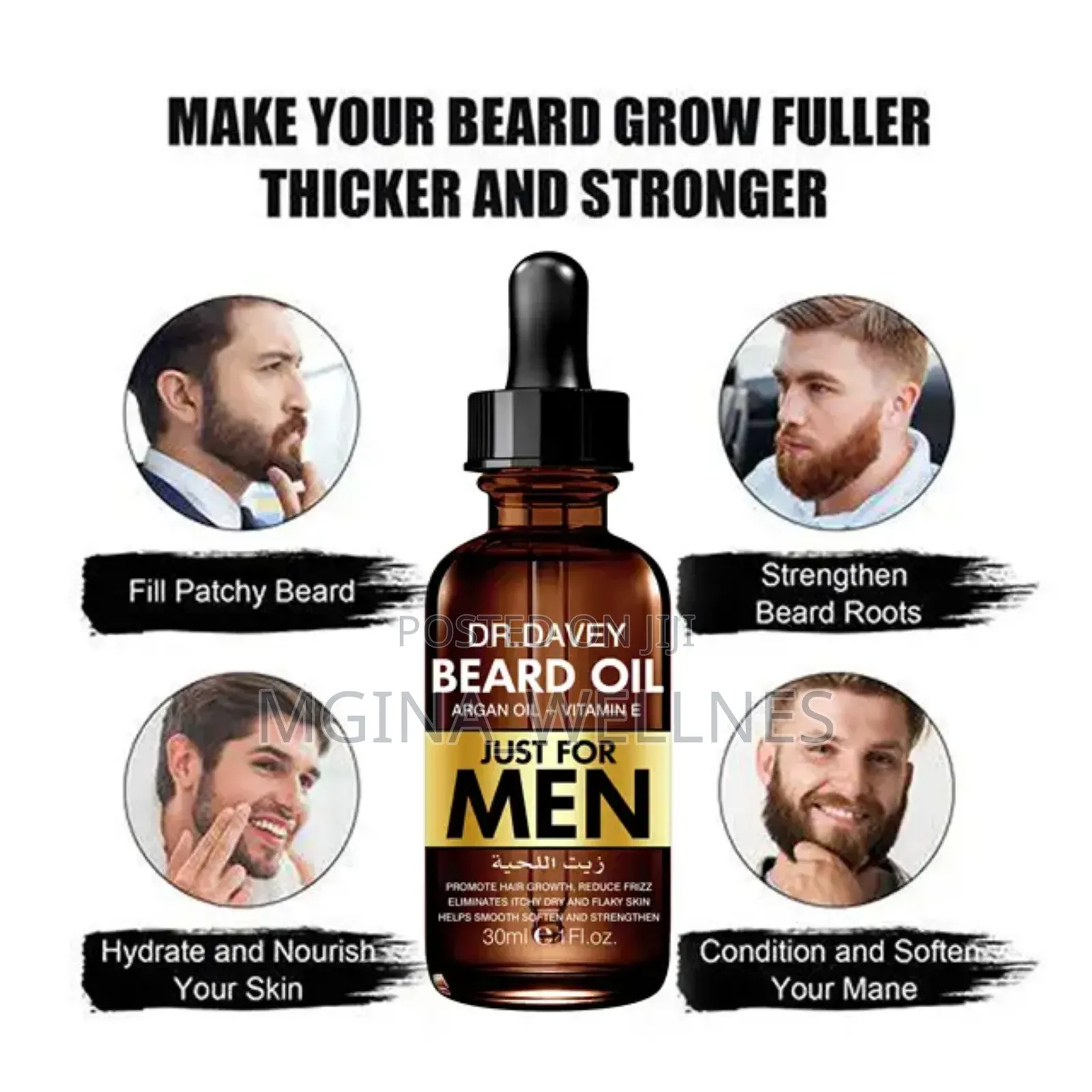Dr Davey Beard Growth Oil
