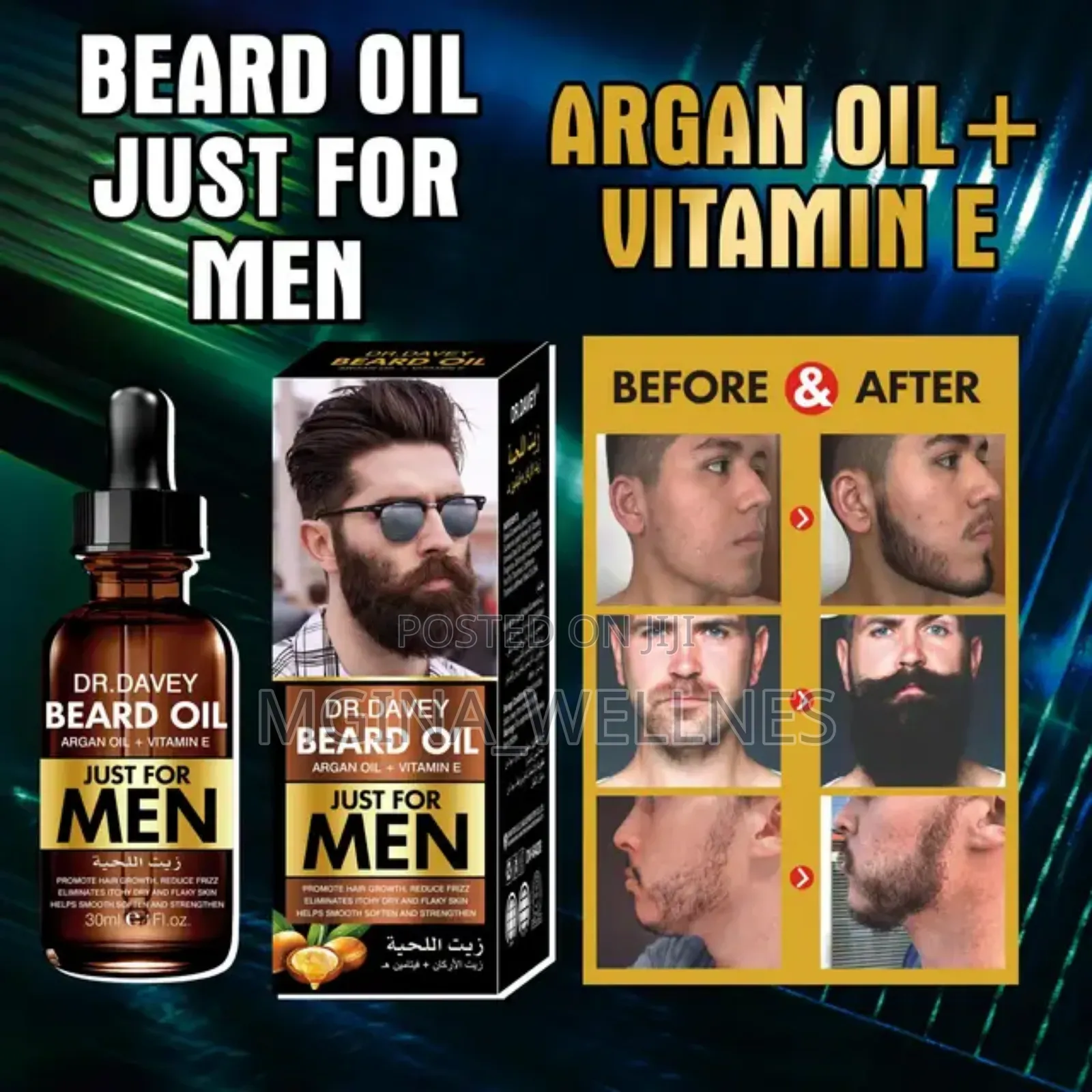 Dr Davey Beard Growth Oil