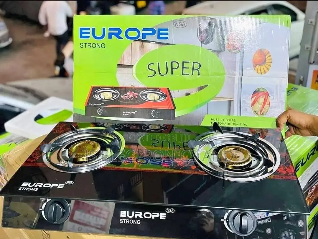Gass Stove EUROPE 2 Plate Kioo ( Burner Kote)