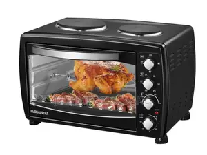 Global Star Oven With Hotplate Liter 48 Lina Plate Mbili Juu