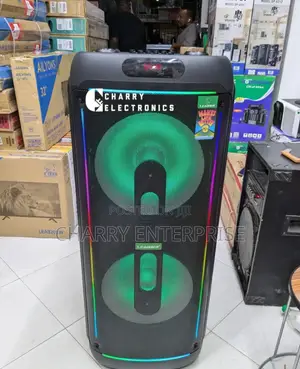 LEADDER Rechargeable Double Speaker With Mic and Amplifier