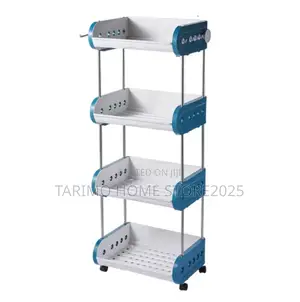 *4 Tier Storage Cart Storage Rack Organic