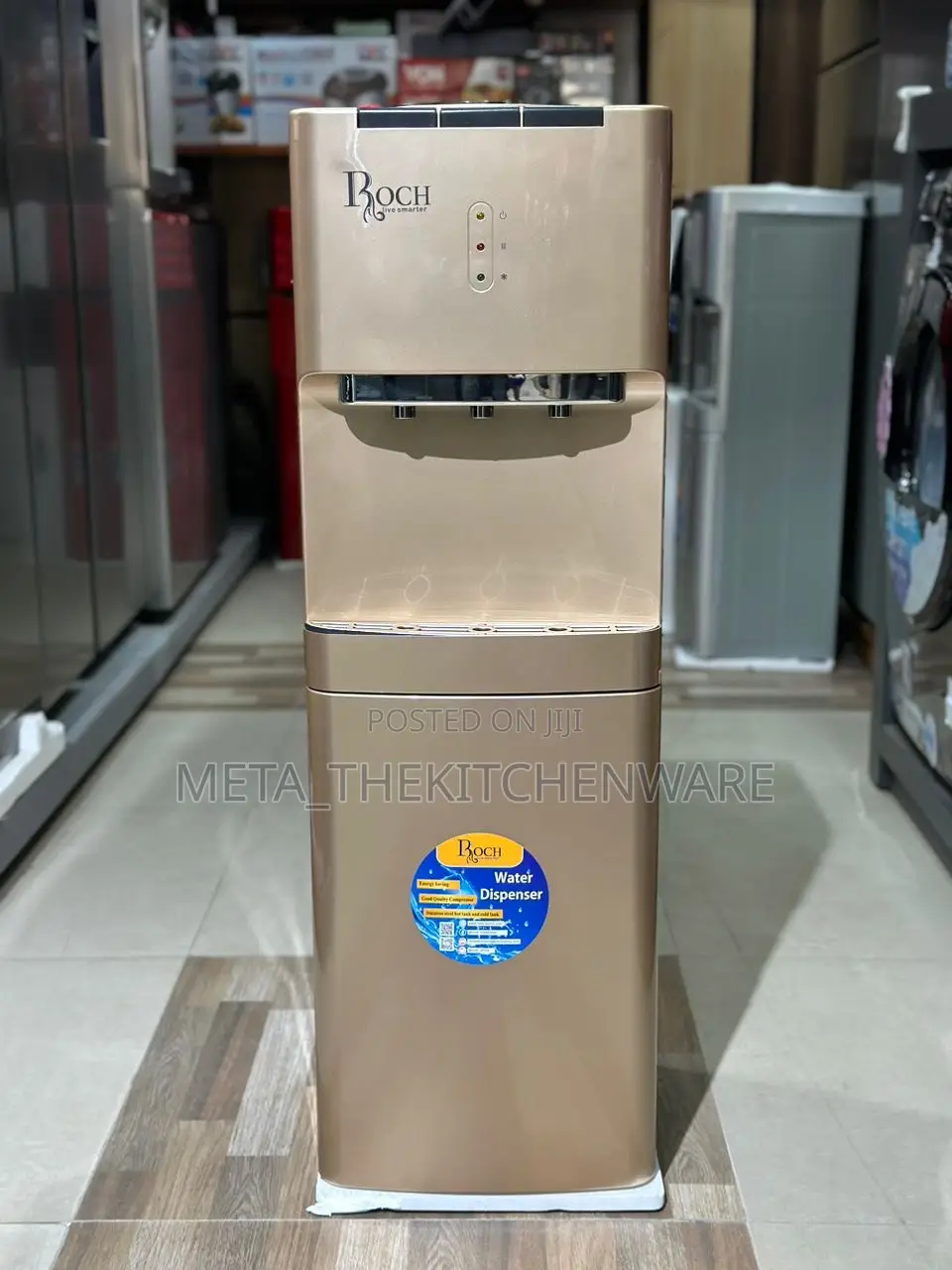 Roch Water Dispenser 3 Taps With Fridge