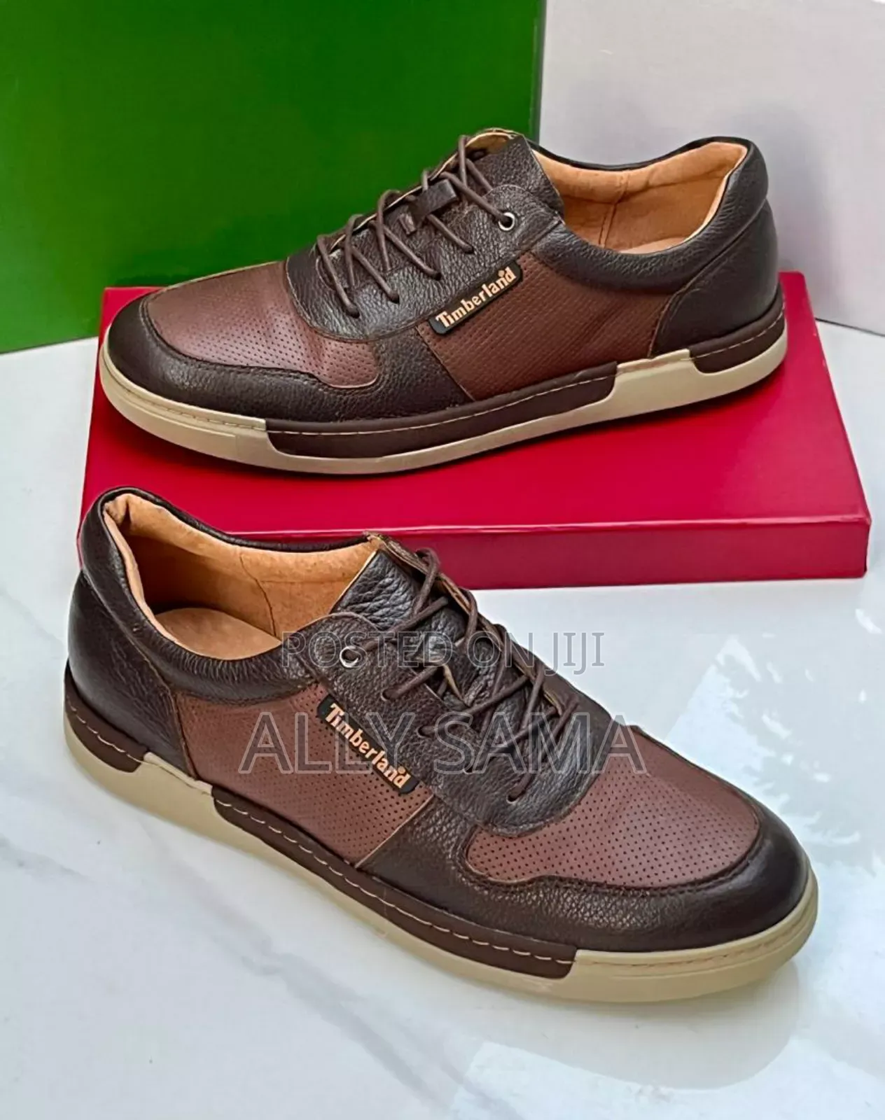 Mens Shoes Brown Materiql Leather