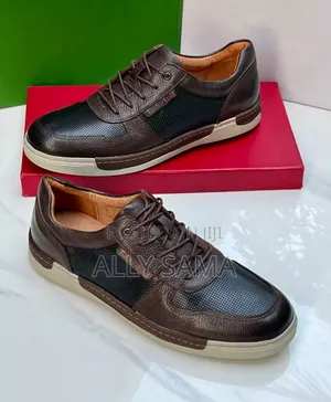 Mens Shoes Brown Materiql Leather