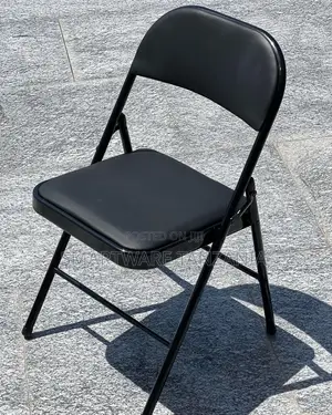 Portable Chair For Home Dining Office Outdoor Fishing, Black