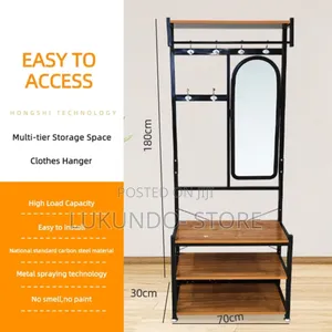 Clothes Rack and Shoe Rack With Mirrow