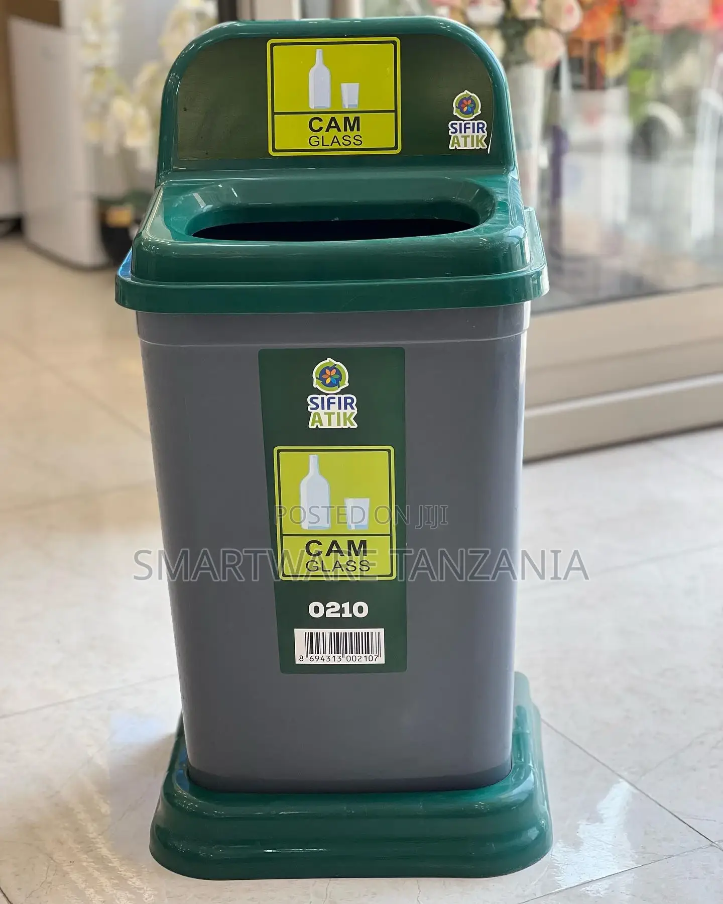 Heavy-Duty Trash/Garbage Can for House/Offices/Warehouses