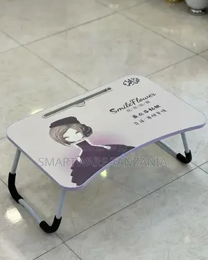 Side Table In C Shape Portable Foldable Laptop Desk,Bed Sofa