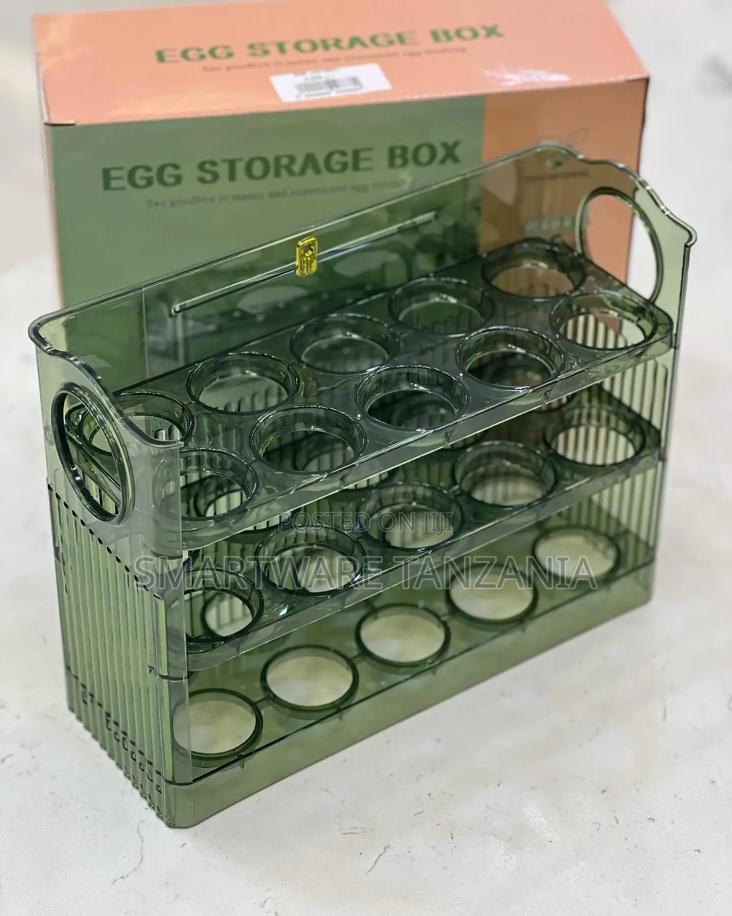 Egg Tray Egg Fresh Storage Box For Countertop Kitchen Fridge