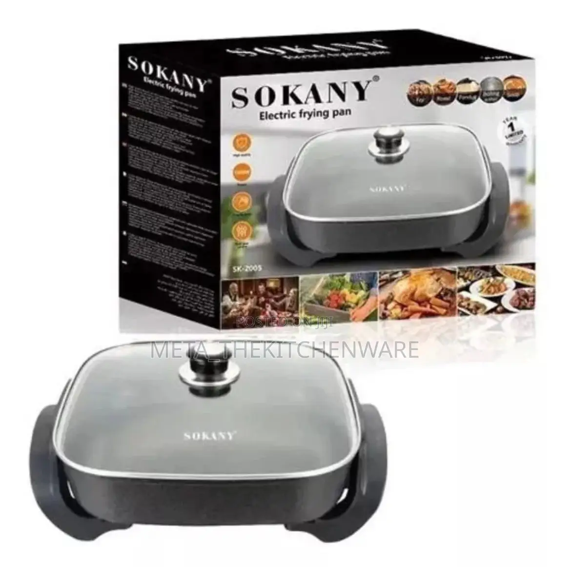 Sokany Electric Frying Pan