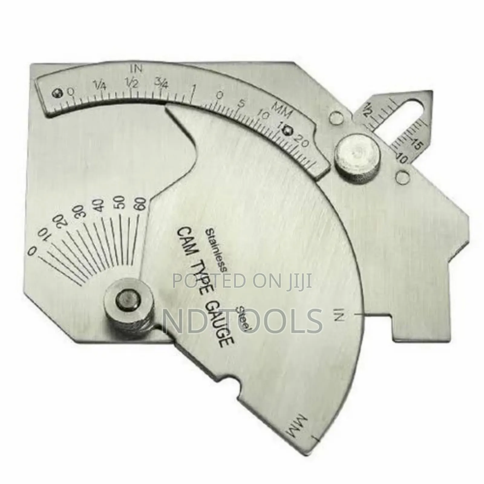 Stainless Steel Cam Welding Gauge Mm/In