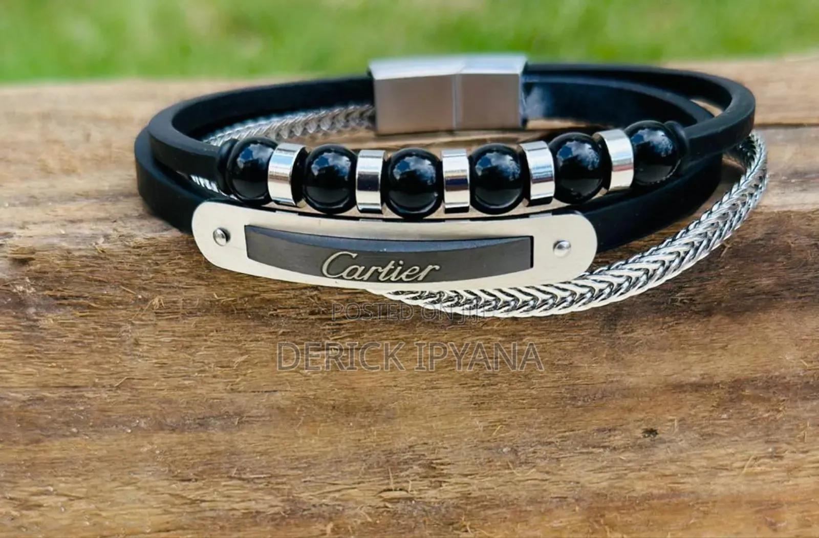 Black Silver Bracelet