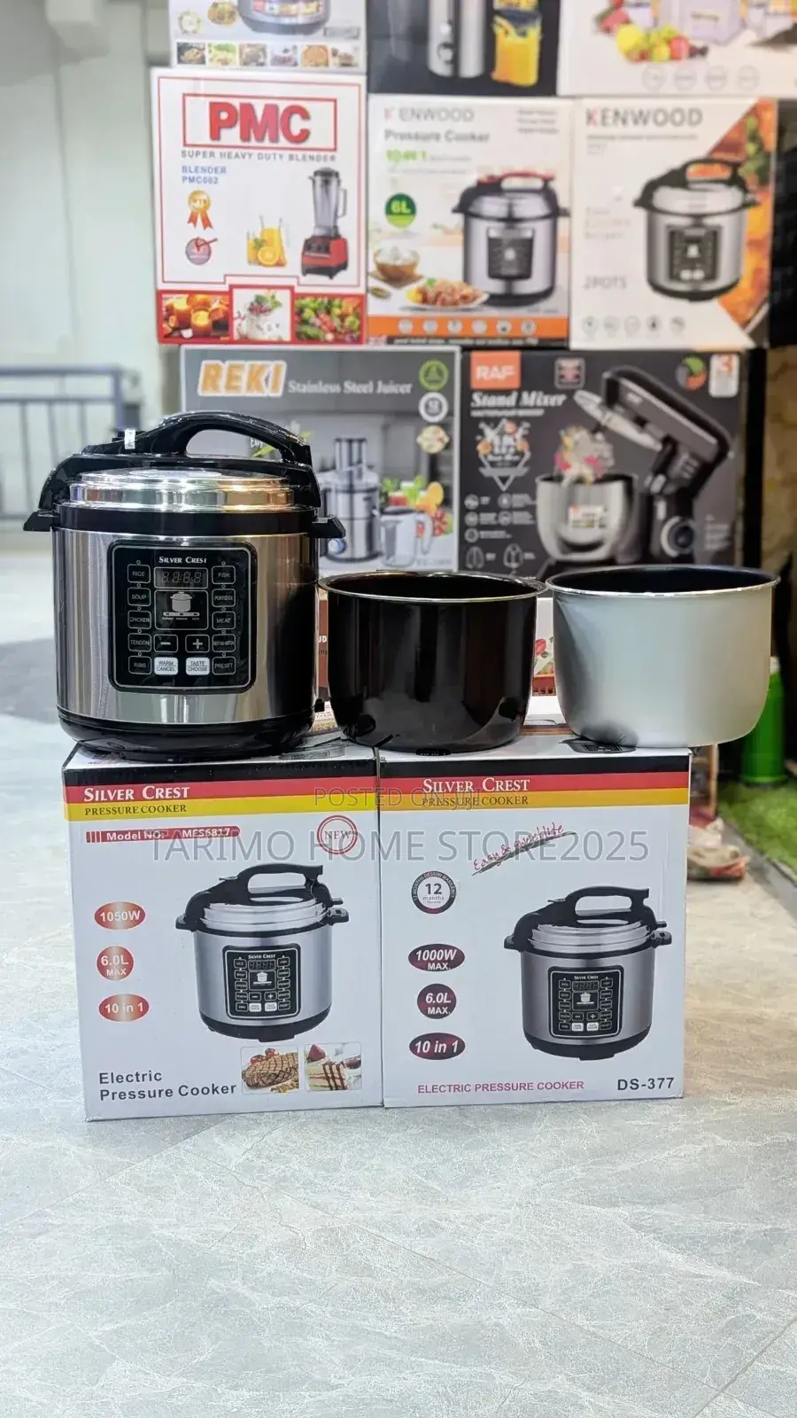 Silver Crest Pressure Cooker 2pots
