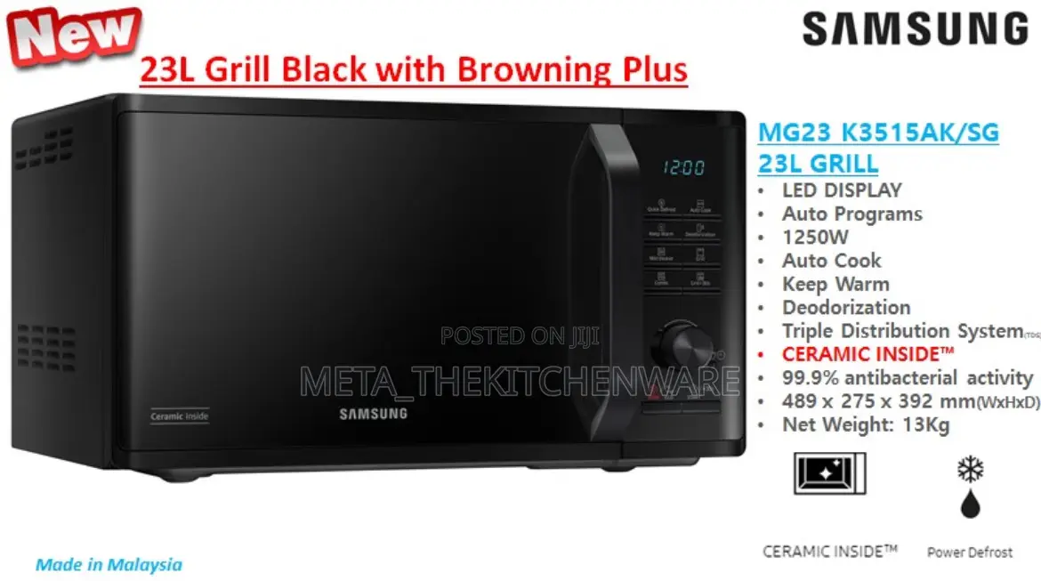 Samsung Digital Microwave Oven and Grill 23L