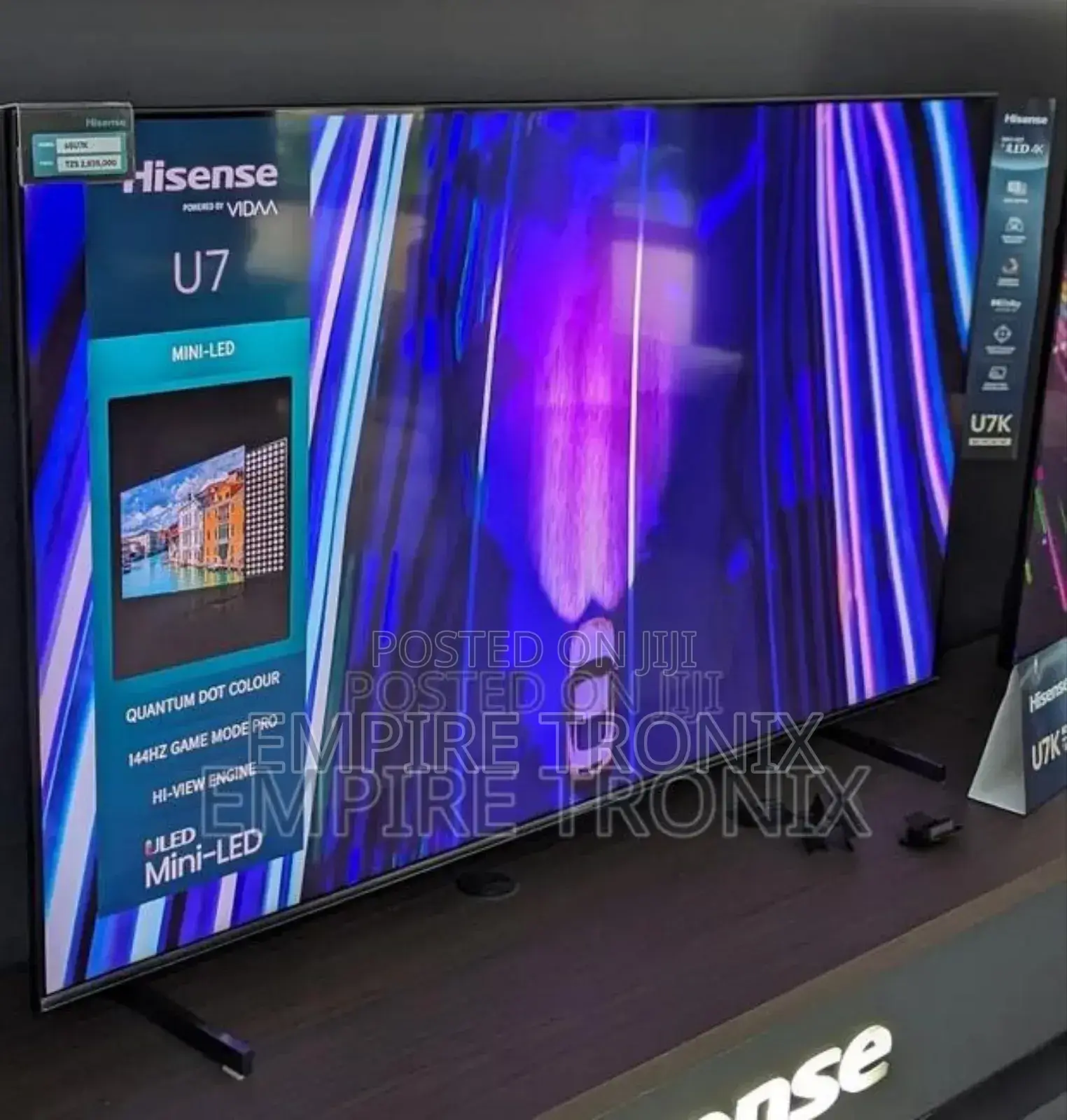 Hisense 65" Smart HDR Uled TV (65U7K)