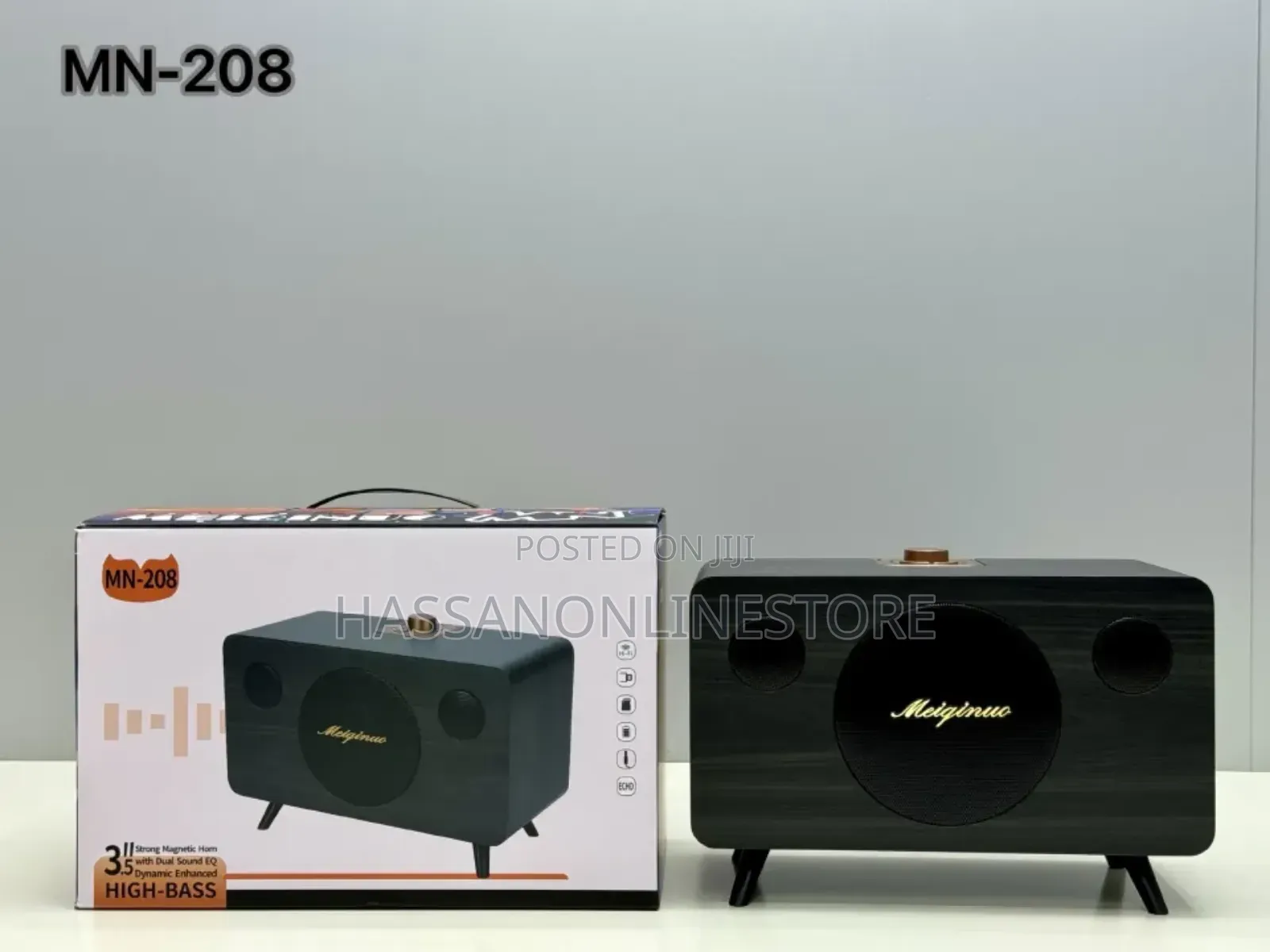 Meiqinuo MN-208 Portable Bluetooth Speaker Retro Square