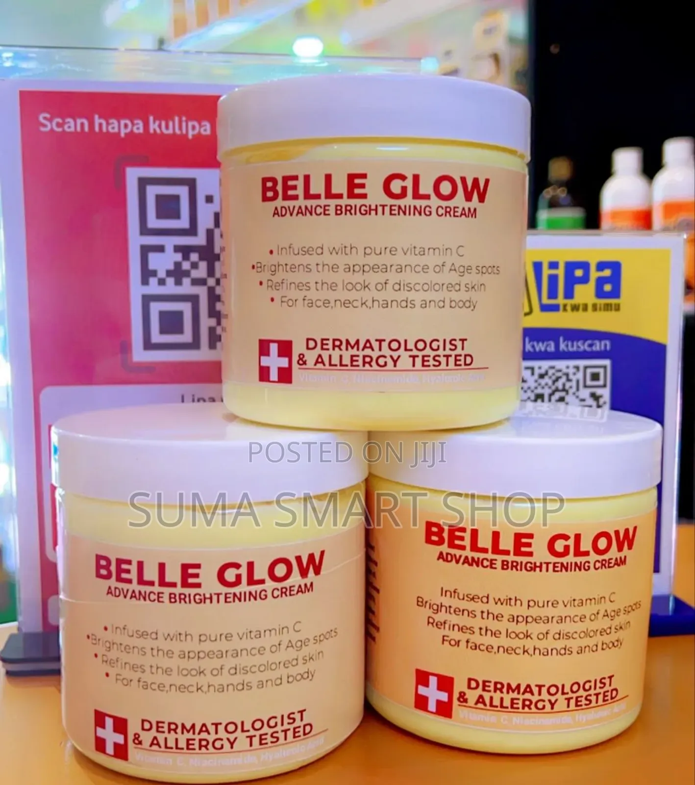BELLE GLOW Brightening Cream .