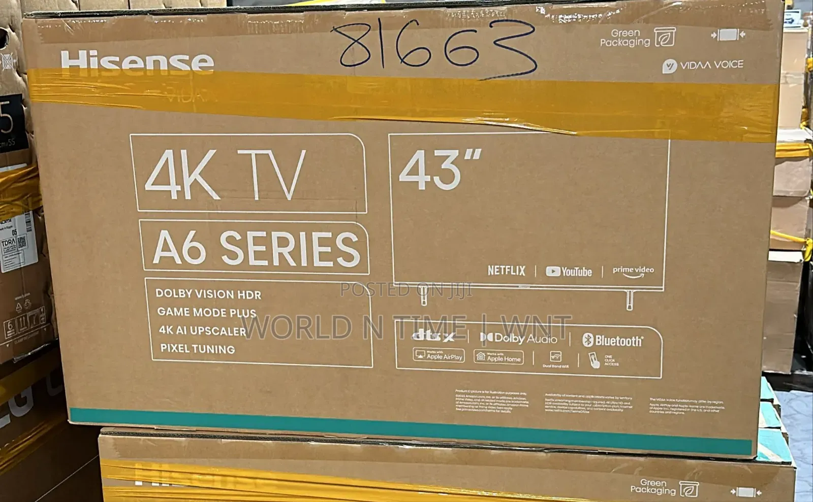 Offer Hisense 43" A6 Series 43a6n Uhd Tv 2024