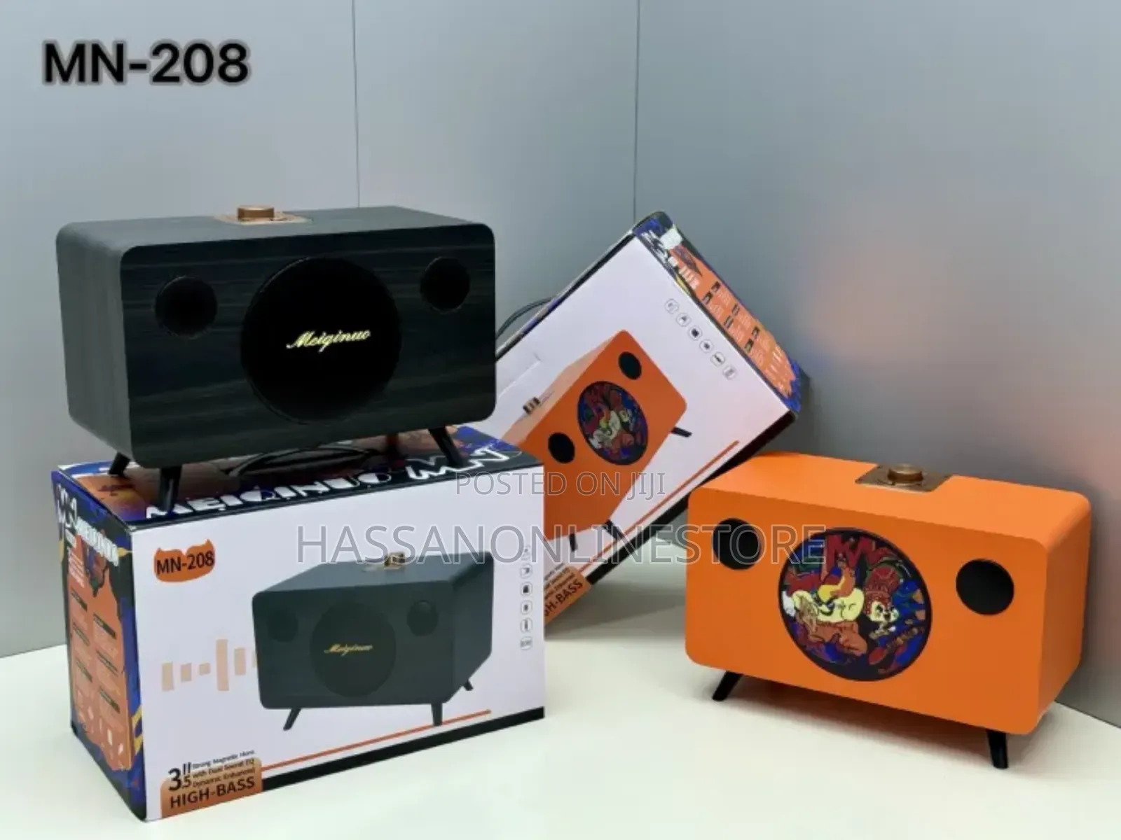 Meiqinuo MN-208 Portable Bluetooth Speaker Retro Square