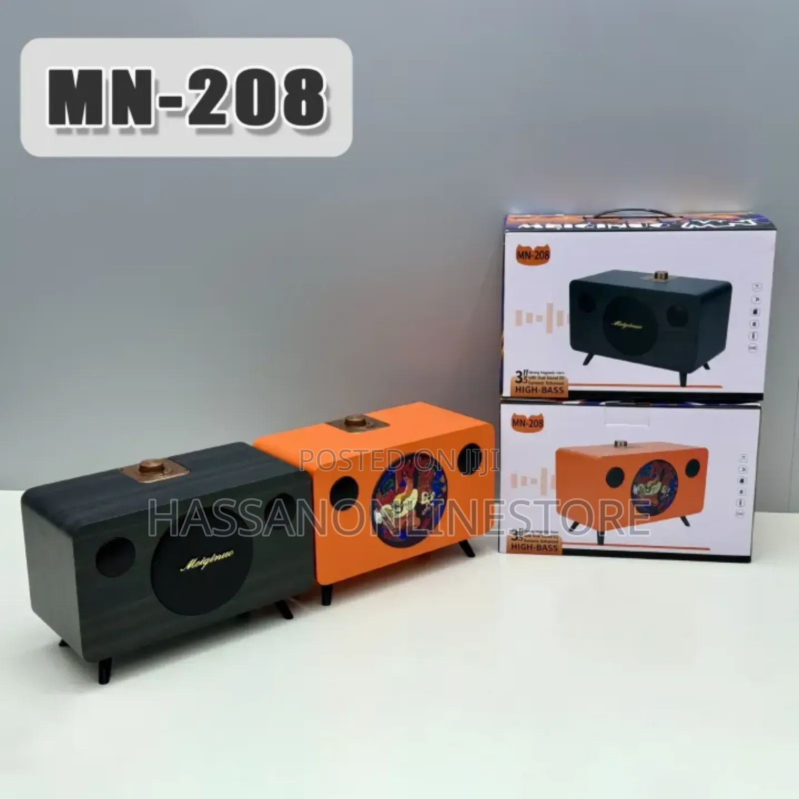 Meiqinuo MN-208 Portable Bluetooth Speaker Retro Square