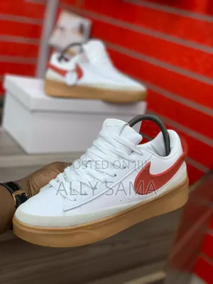 Mens Sneakers Airnike Material Leather