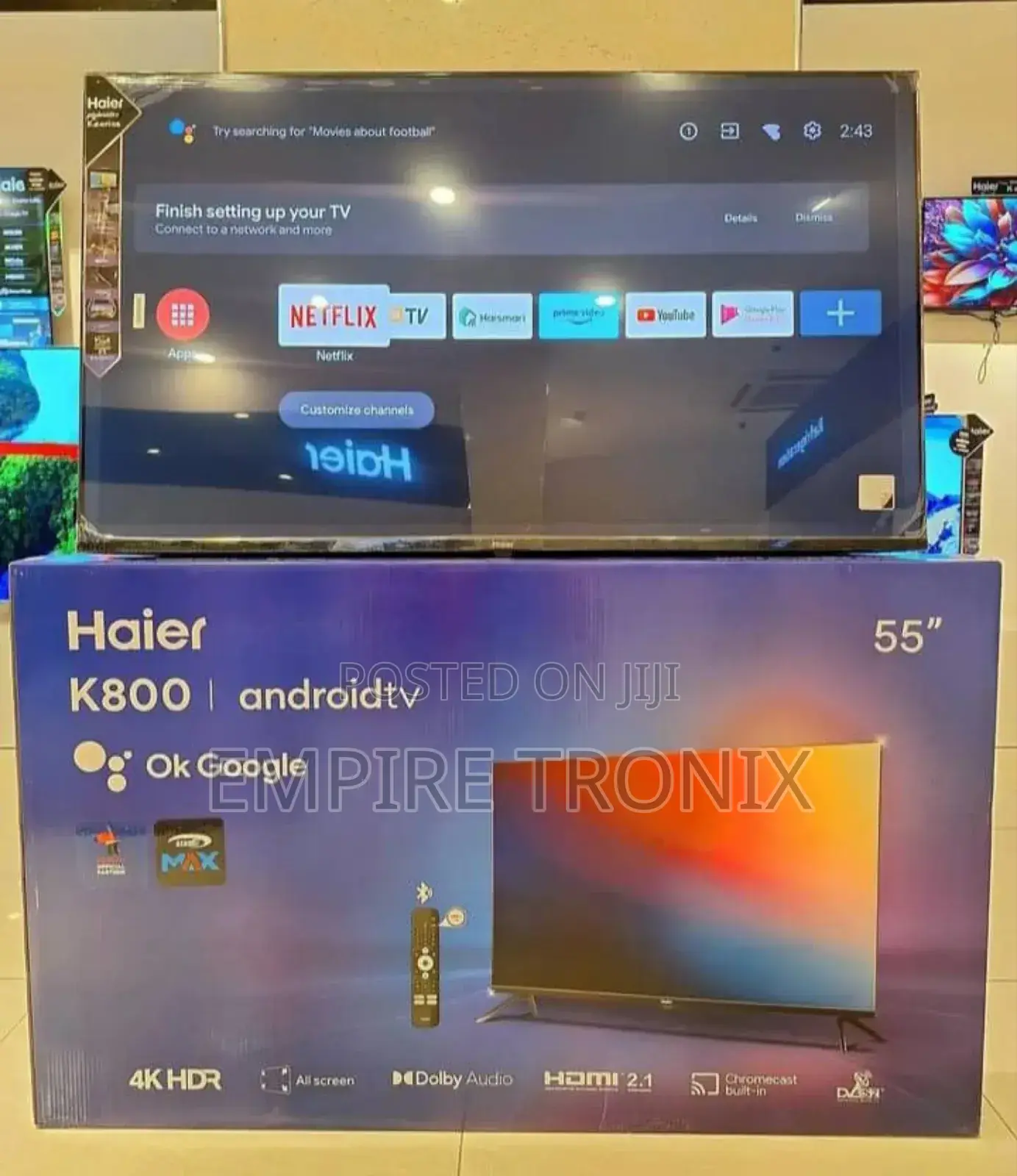Haier 50 Inch UHD Android LED H50K800UX ( Series)