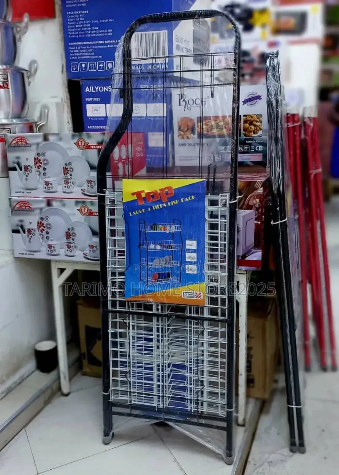 Kitchen Rack Kubwa Ngazi Nne