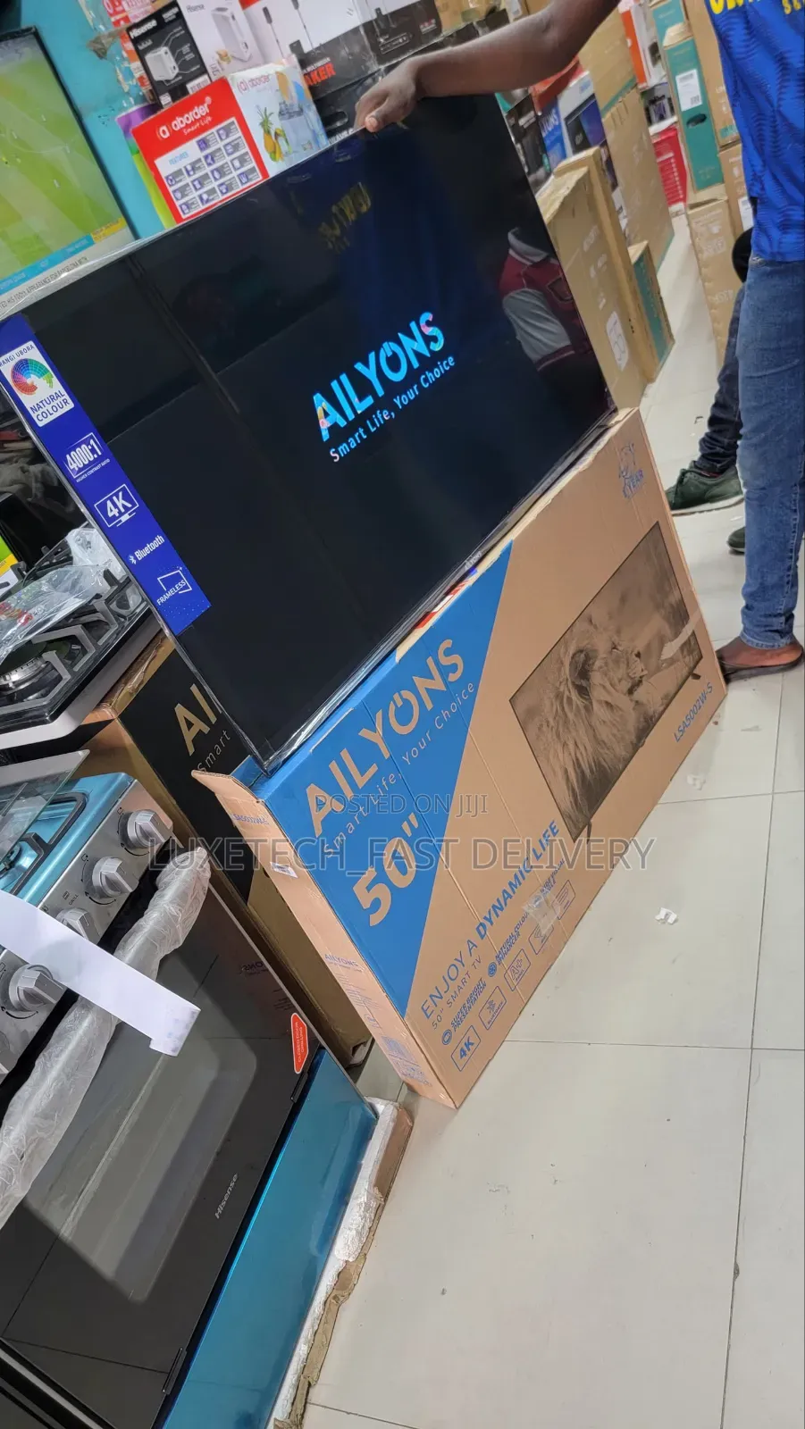 Ailyons 50 Inches Smart Uhd Tv